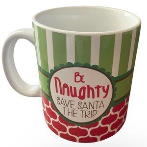 Be Naughty Large Christmas Mug